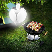 Solarna svjetiljka za kampiranje Lampa za šator 5 načina rada Sklopive LED žarulje za nogomet Punjiva USB svjetla za kampiranje za šator za kampiranje Hitna pomoć