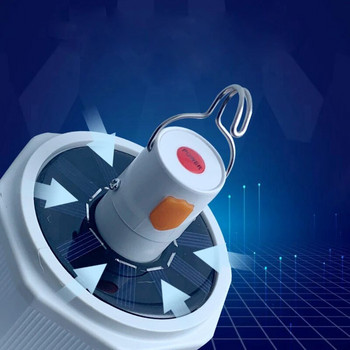 Φορητός USB Επαναφορτιζόμενος λαμπτήρας LED Λάμπες Ηλιακό Φως Φωτός Σκηνής Εξωτερικού Φωτός Κάμπινγκ Αδιάβροχο Νυχτερινό Φως Έκτακτης Ανάγκης