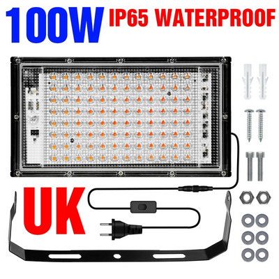 LED rasvjeta za uzgoj biljaka, hidroponska fitolampa punog spektra za sadnju, uzgoj sjemenki povrća, šator za uzgoj u stakleniku, reflektor