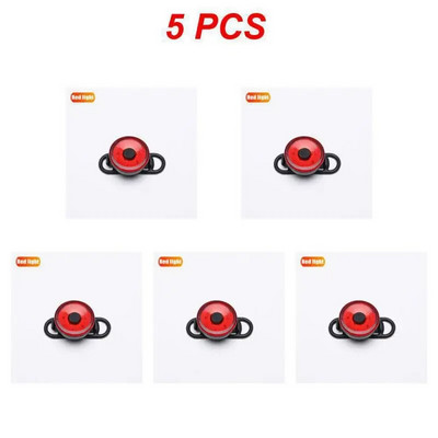 1 ~ 10 vnt. šviesos kelių apšvietimo režimų akumuliatoriaus tipas LED lemputė mirksi galinis žibintas MTB plento dviračio lempa Dviratis