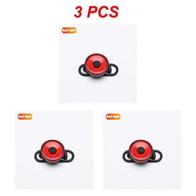 1 ~ 10 vnt. šviesos kelių apšvietimo režimų akumuliatoriaus tipas LED lemputė mirksi galinis žibintas MTB plento dviračio lempa Dviratis