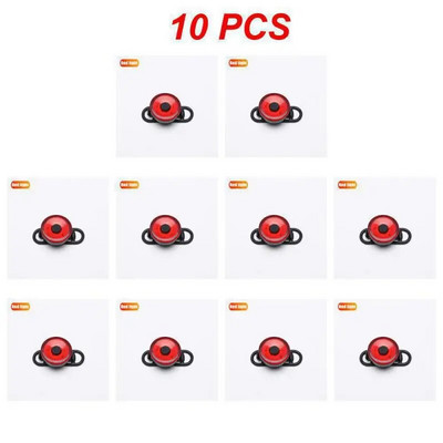 1 ~ 10 vnt. šviesos kelių apšvietimo režimų akumuliatoriaus tipas LED lemputė mirksi galinis žibintas MTB plento dviračio lempa Dviratis