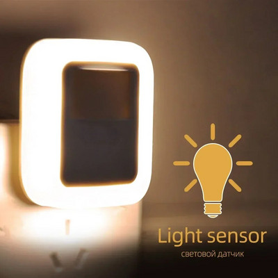 Led intelligens Éjszakai Fény Mozgás Hangérzékelő Éjszakai Fény fényerő beállítása éjszakai fény Hálószoba Lámpa Lépcső Dekoratív Lámpák