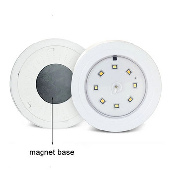 Μαγνήτης 8 LED Ντουλάπα Φωτιστικό Ντουλάπας Μπαταρία USB Φορτιζόμενη ράβδος σε Μαγνητικό LED Φως νύχτας για Βήμα, Σκάλες, Μπάνιο, Κουζίνα