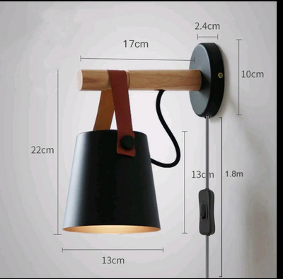 Nordic Belt Drvena zidna svjetiljka Industrijska zidna svjetiljka Vintage zidna svjetla Stepenice Unutarnja kućna svjetla Lampe za krevet na potkrovlju