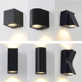 IP65 Vízálló beltéri kültéri Led fali lámpák lefelé LED 5W 10W Led fali lámpa, felületre szerelhető kocka kerti veranda lámpa