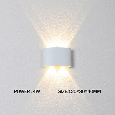 IP65 Vízálló beltéri kültéri Led fali lámpák lefelé LED 5W 10W Led fali lámpa, felületre szerelhető kocka kerti veranda lámpa