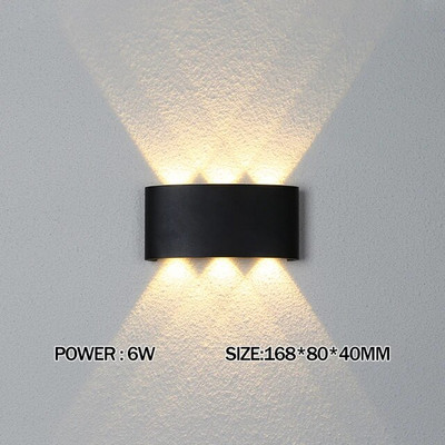 IP65 Vízálló beltéri kültéri Led fali lámpák lefelé LED 5W 10W Led fali lámpa, felületre szerelhető kocka kerti veranda lámpa