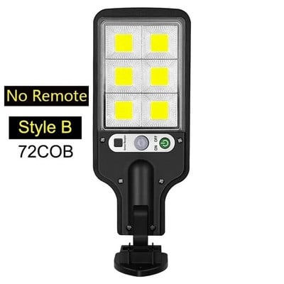 Nova nadogradnja vanjske solarne LED svjetiljke 3 načina svjetla sa senzorom pokreta Vrt Dvorište Garaža Vodootporna LED COB ulična svjetiljka