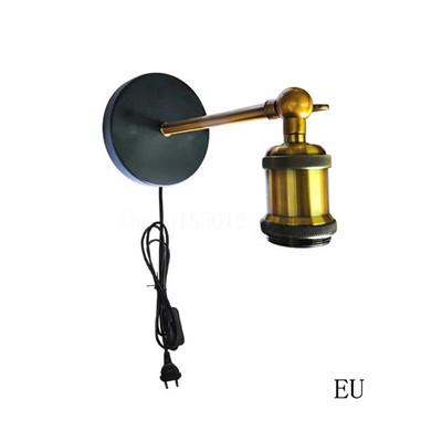 Nordijske retro svijećnjake Zidne svjetiljke Vintage svjetiljke za potkrovlje E27 Industrijska kućna dekoracija Unutarnja rasvjeta Prolaz za potkrovlje Luminaria