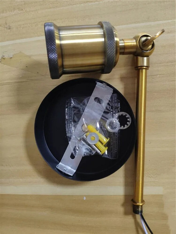 Nordijske retro svijećnjake Zidne svjetiljke Vintage svjetiljke za potkrovlje E27 Industrijska kućna dekoracija Unutarnja rasvjeta Prolaz za potkrovlje Luminaria