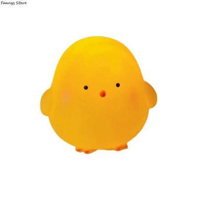 Slatka patka Piletina Noćno svjetlo Silikonska LED svjetiljka za životinje Beba Dekoracija dječje spavaće sobe Rasvjeta za uštedu energije Oči za dojenje Spavanje