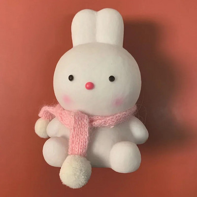 Lumină de noapte cu flori cu LED Mini lampă drăguț iepure rață pentru birou, lună, brânză, ornament, lampă de dormit pentru noptiere, cadouri de vacanță