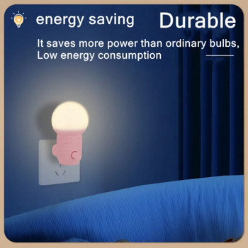 LED Plug-in Φως νύχτας Λευκό φως ζεστό φως Μωρό Νοσηλευτικό Μάτι Φως ύπνου Φωτιστικά Πρίζα Υπνοδωματίου Φωτιστικά εξοικονόμησης ενέργειας Μπαλκόνι