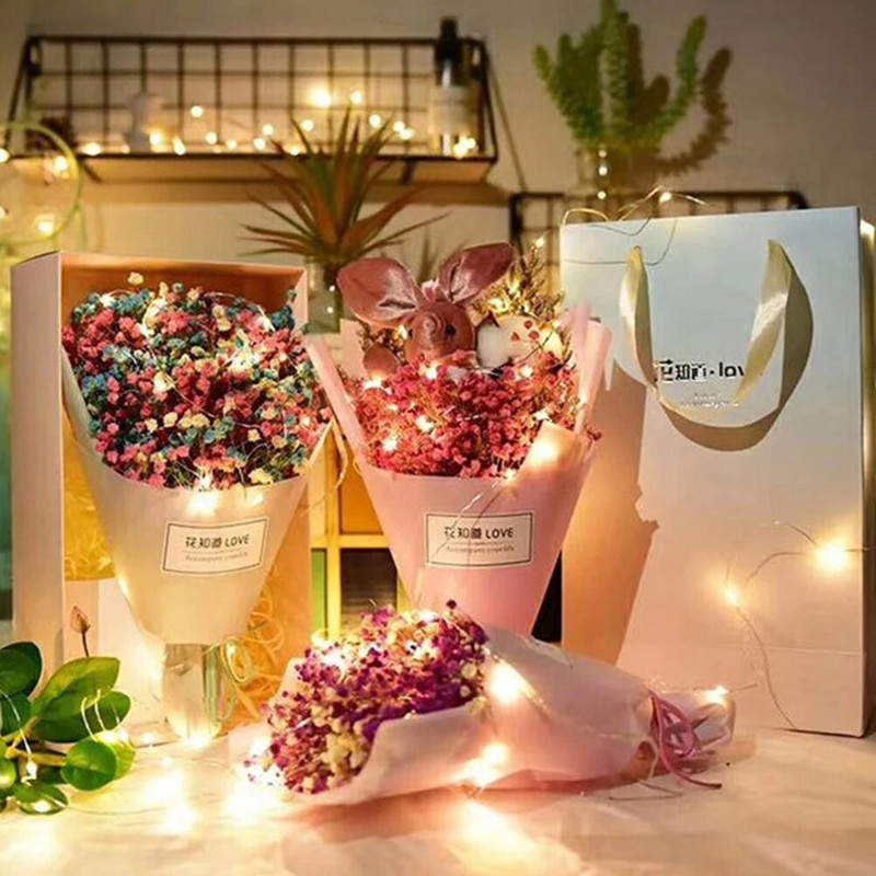 4M LED styginių lemputė Sidabrinė viela Fėjų girlianda Namų Kalėdų eglutė Vestuvių Užuolaidos Vakarėlio dekoravimas Šventinis apšvietimas Pasakų sodas