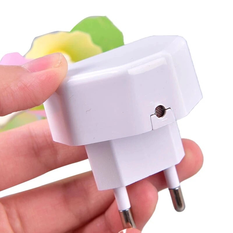 LED grybų naktinis sieninis šviestuvas viduje US EU Plug Romantiška spalvinga lemputė prie lovos Atomsferinė lempa namų apšvietimo apdaila