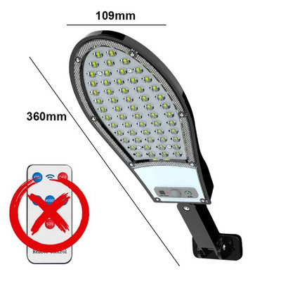 LED saulės šviesos lauko sodo gatvės šviestuvas su judesio jutikliu ir nuotolinio valdymo pultu vandeniui atsparus sieninis šviestuvas garažo prožektoriui