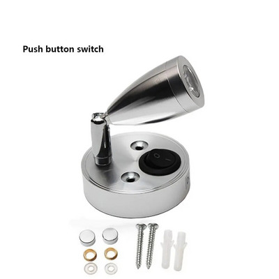 DC12V 24V LED svjetlo za čitanje čamaca za kampere Fleksibilna zidna svjetiljka za svjetla za interijer spavaće sobe s USB priključkom za punjač