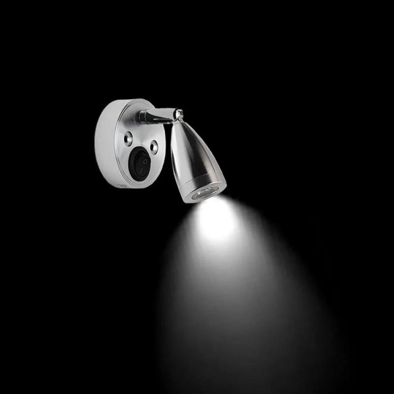 DC12V 24V LED svjetlo za čitanje čamaca za kampere Fleksibilna zidna svjetiljka za svjetla za interijer spavaće sobe s USB priključkom za punjač