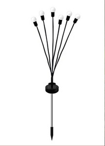 Solarna svjetiljka krijesnica Vanjska solarna rasvjeta 6 LED vodootporna vrtna dekoracija Pejzažna solarna svjetlost za vrtlarstvo na otvorenom