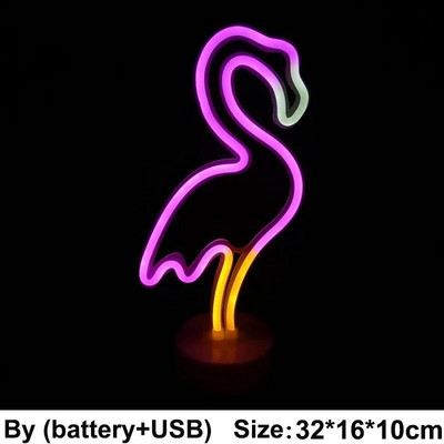 Led Topla Zvijezda Mjesec Neonski natpis Stolna svjetiljka Barska lampa za zabavu za spavaću sobu Kućni ukrasi kaktusa Noćna svjetiljka Djeca Poklon za bebe