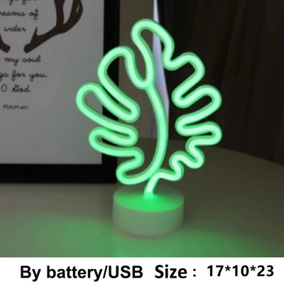 Led Topla Zvijezda Mjesec Neonski natpis Stolna svjetiljka Barska lampa za zabavu za spavaću sobu Kućni ukrasi kaktusa Noćna svjetiljka Djeca Poklon za bebe