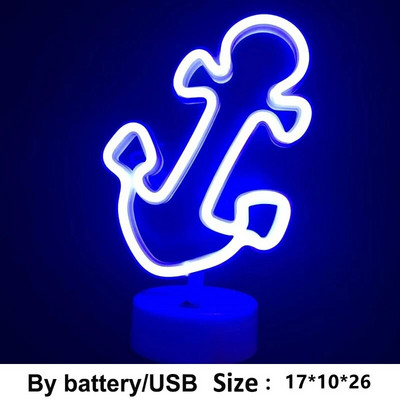 Led Topla Zvijezda Mjesec Neonski natpis Stolna svjetiljka Barska lampa za zabavu za spavaću sobu Kućni ukrasi kaktusa Noćna svjetiljka Djeca Poklon za bebe