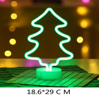 Led Topla Zvijezda Mjesec Neonski natpis Stolna svjetiljka Barska lampa za zabavu za spavaću sobu Kućni ukrasi kaktusa Noćna svjetiljka Djeca Poklon za bebe