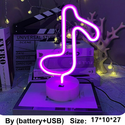 Led Topla Zvijezda Mjesec Neonski natpis Stolna svjetiljka Barska lampa za zabavu za spavaću sobu Kućni ukrasi kaktusa Noćna svjetiljka Djeca Poklon za bebe