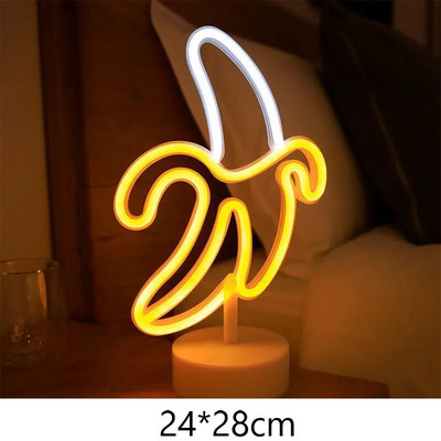 Led Topla Zvijezda Mjesec Neonski natpis Stolna svjetiljka Barska lampa za zabavu za spavaću sobu Kućni ukrasi kaktusa Noćna svjetiljka Djeca Poklon za bebe