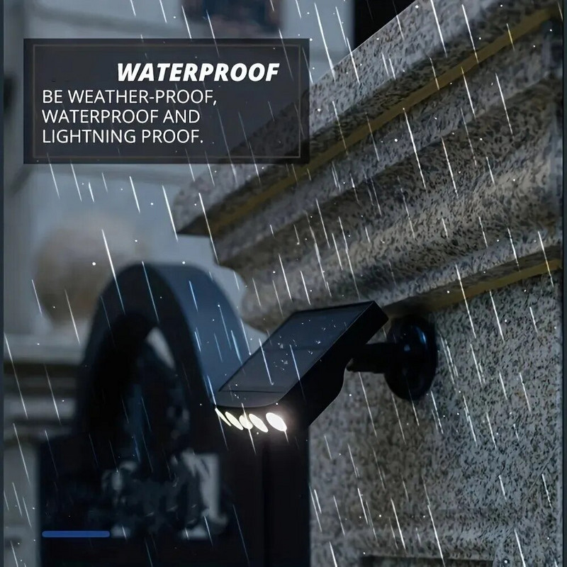 4 LED snažna solarna sigurnosna svjetla Vanjski dekor Senzor pokreta 3 načina Ulična vodootporna svjetiljka Zidna noćna radna rasvjeta za vrt