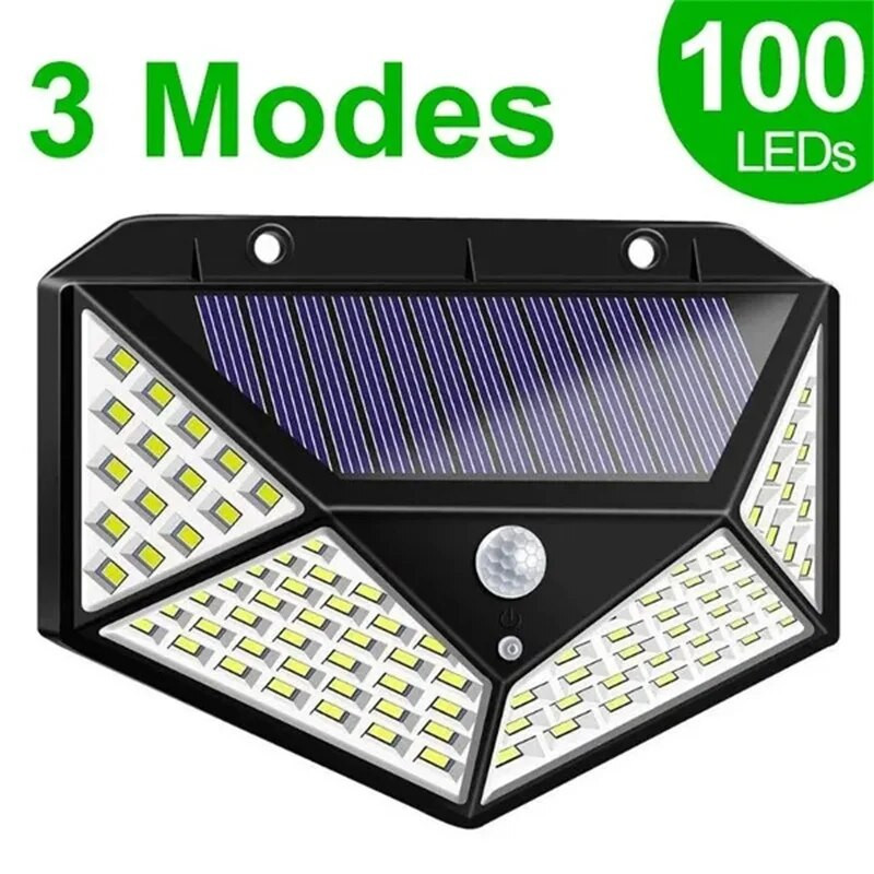 Solarna svjetla 100/118LED Zidna solarna rasvjeta Vanjska sigurnosna rasvjeta Noćna svjetiljka Vodootporna IP65 senzor pokreta Detektorska svjetiljka Vrt