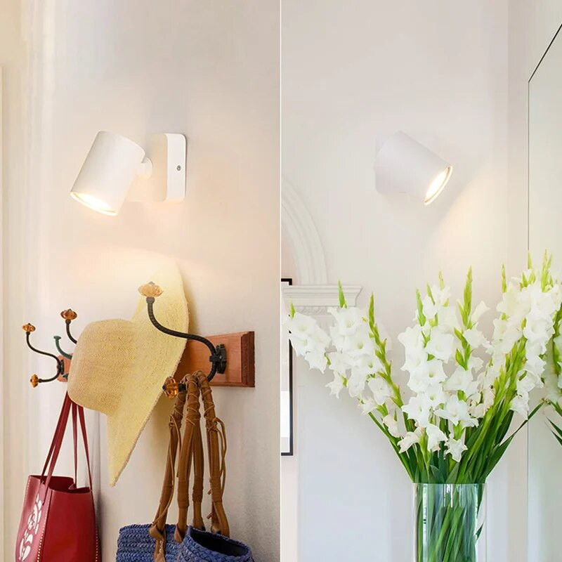 LED zidne svjetiljke 90° sklopive 350° rotacije 6W meka svjetla čine vam dobro okruženje za čitanje prikladno za razne scene