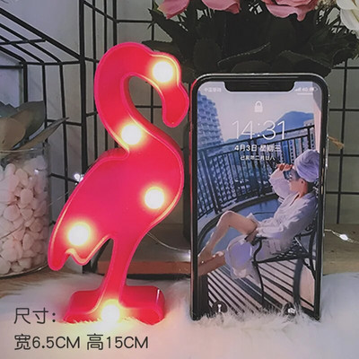 Επιτραπέζιο φωτιστικό νύχτας Mini LED 12cm Ζώο Flamingo Star Καρδιά Μονόκερος Χριστουγεννιάτικο δέντρο καρύδας Διακοσμητικό πάρτι σπιτιού 3D Φωτιστικό γραφείου