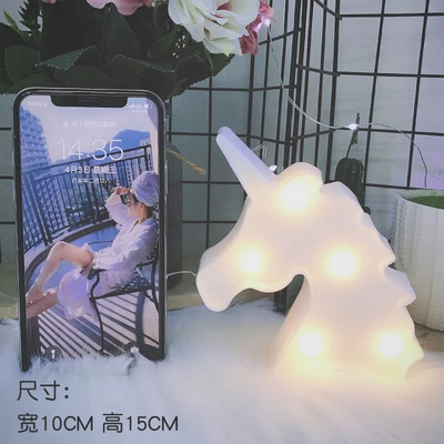 Επιτραπέζιο φωτιστικό νύχτας Mini LED 12cm Ζώο Flamingo Star Καρδιά Μονόκερος Χριστουγεννιάτικο δέντρο καρύδας Διακοσμητικό πάρτι σπιτιού 3D Φωτιστικό γραφείου