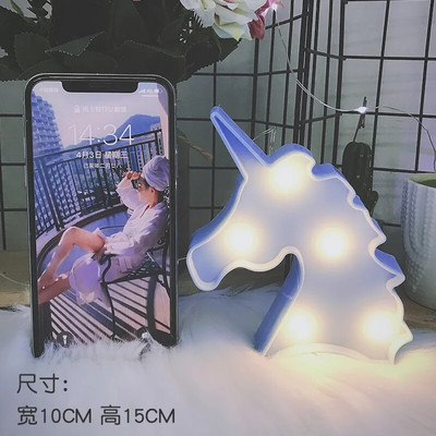 Επιτραπέζιο φωτιστικό νύχτας Mini LED 12cm Ζώο Flamingo Star Καρδιά Μονόκερος Χριστουγεννιάτικο δέντρο καρύδας Διακοσμητικό πάρτι σπιτιού 3D Φωτιστικό γραφείου