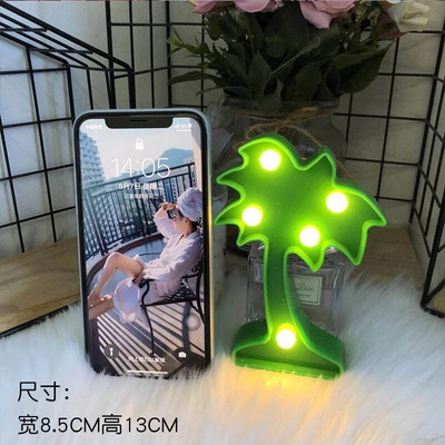 Επιτραπέζιο φωτιστικό νύχτας Mini LED 12cm Ζώο Flamingo Star Καρδιά Μονόκερος Χριστουγεννιάτικο δέντρο καρύδας Διακοσμητικό πάρτι σπιτιού 3D Φωτιστικό γραφείου