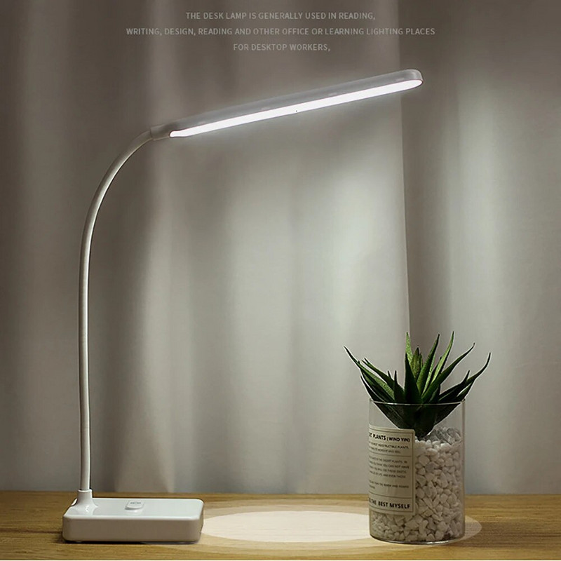 LED stolna svjetiljka Stolna USB punjiva 1500mah noćna svjetiljka bezstupanjsko prigušivanje Stolno svjetlo za čitanje sklopivo 3 načina rada Mala stolna svjetiljka