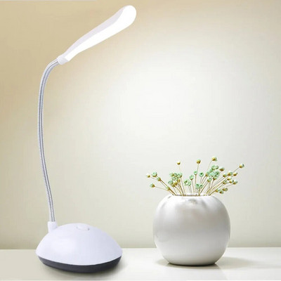 LED настолна настолна лампа за четене за учене Лампа за защита на очите AAA Лампа с батерии Сгъваема креативна нощна лампа