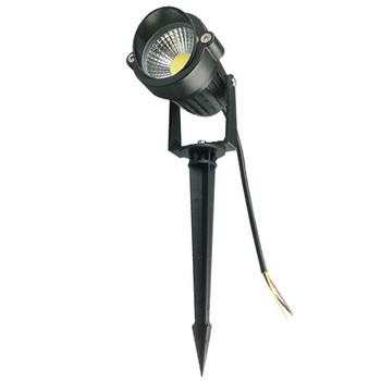 3W 5W LED COB градинска лампа за морава Външна LED шипова светлина Водоустойчиво осветление Led светлина Прожектори за градински пътеки AC110V 220V DC12V