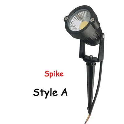 3W 5W LED COB kerti fűnyíró lámpa kültéri LED tüskés lámpa vízálló világítás LED lámpa kerti út spotlámpák AC110V 220V DC12V