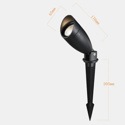Vízálló Led kerti dekorációs világítás 12W kültéri tüskés gyep lámpa Táj lámpa Kerti út spotlámpa Ac110V 220V Dc12V