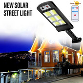 Solar LED kültéri fény mozgásérzékelő intelligens távirányítós lámpa kültéri kerti fali lámpa