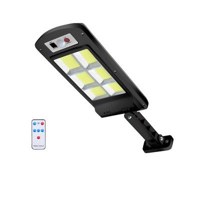 Solar LED kültéri fény mozgásérzékelő intelligens távirányítós lámpa kültéri kerti fali lámpa