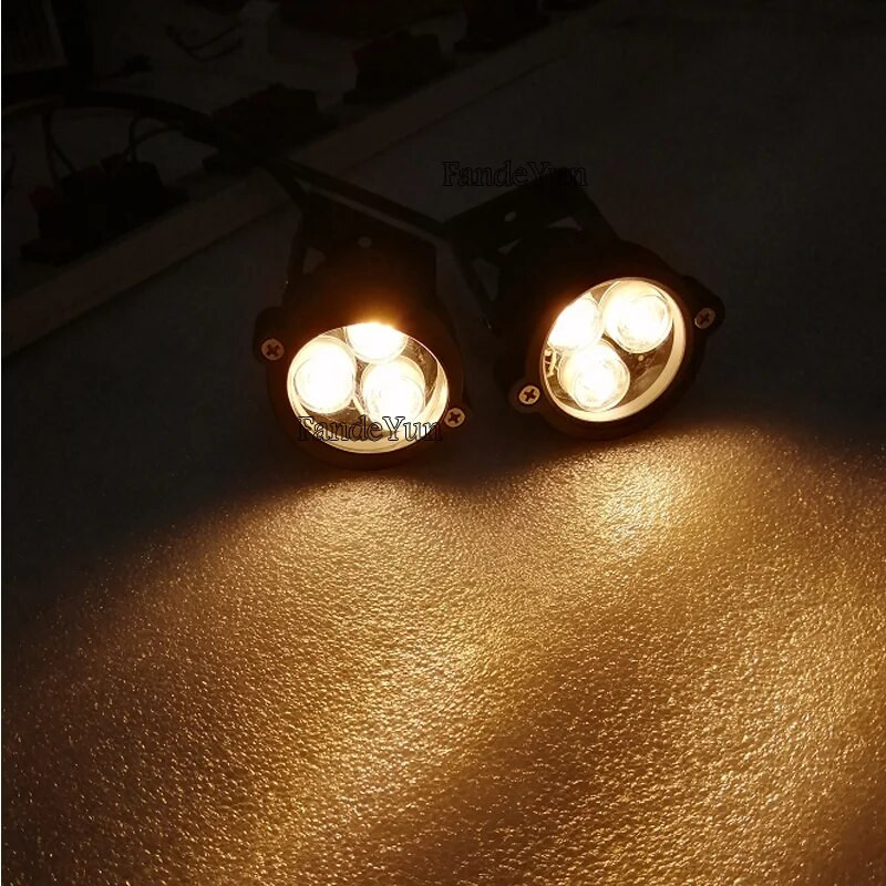 Novi stil Vrtna svjetiljka za travnjak velike snage 220V 110V 12V Vanjska LED šiljasta svjetiljka 3W 9W Vodootporne točkaste žarulje za stazu