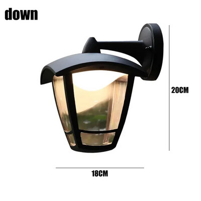 Aplică Balcon Led Exterior Impermeabil Grădină Simplă Vilă Intrare Gospodărie Americană Coridor Aplică Exterior Curte