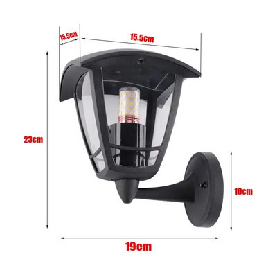 Aplică Balcon Led Exterior Impermeabil Grădină Simplă Vilă Intrare Gospodărie Americană Coridor Aplică Exterior Curte