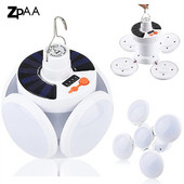 Solarna svjetiljka za kampiranje, LED punjiva svjetiljka s kukom za vješanje, sklopiva žarulja, prijenosna šatorska svjetiljka za dom, šator, vani