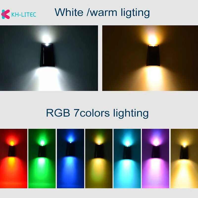 Solarna svjetla Vanjska vodootporna LED rasvjeta gore i dolje Solarna zidna svjetiljka za uređenje vrta Balkon Dvorište Ulični krajolik