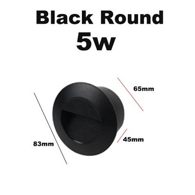 Vanjska zidna svjetiljka Podzemna vodootporna Led žaruljica za stepenice Ugradna kutna svjetiljka Vanjski vrtni krajolik DC12v 220v